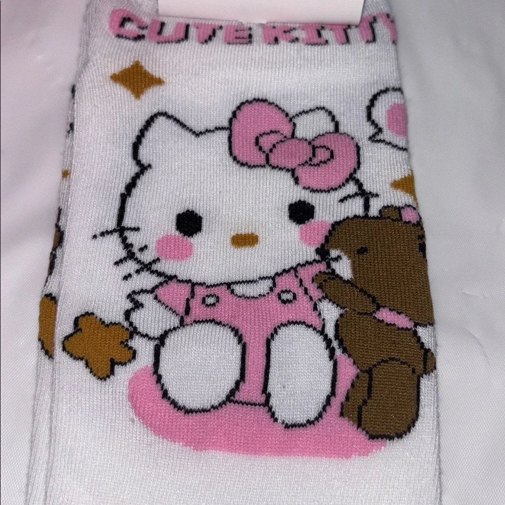 Hello Kitty Socks-White
